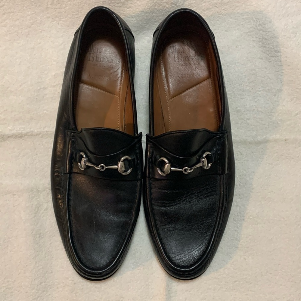 Allen Edmond Men’s Black Verona II Italian Bit Loafers